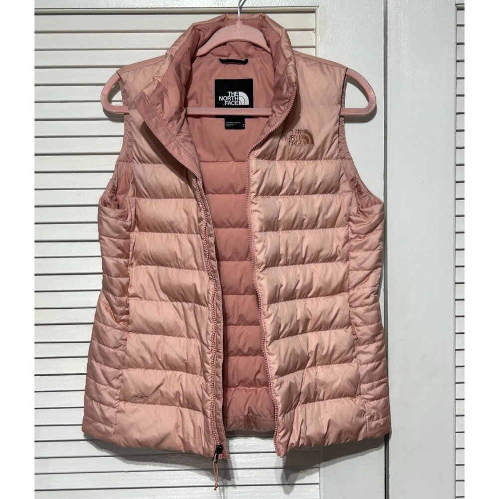 The North Face Women's Pink Aconcagua Down Puffer Vest Size Medium 3150 - Picture 13 of 15